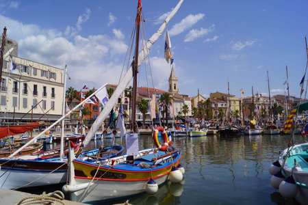 Marina of Sanary (France)のeditorial素材