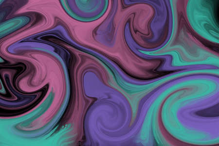 Abstract blue, pink and green dynamic blurred backgroundの写真素材