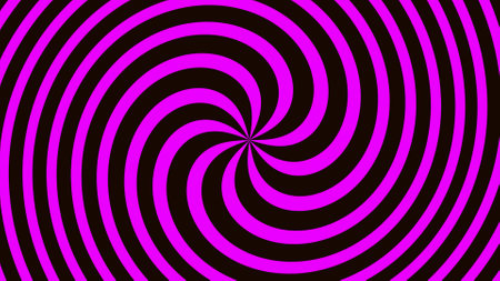 Purple hypnotic background with concentric lines. Vector illustration.の写真素材