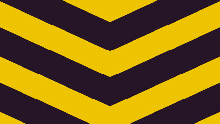 Seamless pattern with yellow and black stripes. Vector illustration.