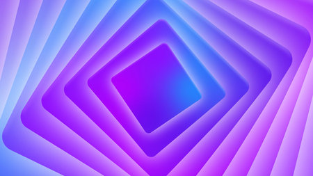 abstract background with blue and purple gradient, 3d render illustration