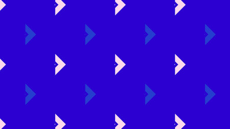 Seamless pattern with arrows on a blue background. Vector illustration.の写真素材