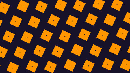 Seamless Repeatable Abstract Geometric Pattern of Square Shapesの写真素材