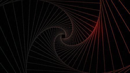 Abstract fractal. Fractal art background for creative design. Decoration for wallpaper, desktop, poster, cover booklet. Print for clothes, t-shirt. Creative illustration for designの写真素材