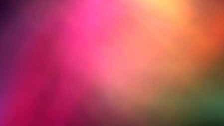 Abstract background of colorful bokeh lights. Defocused background.