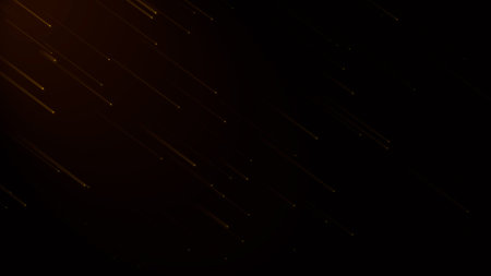 Abstract background with circles and lines. Different shades and thickness. 3d illustration