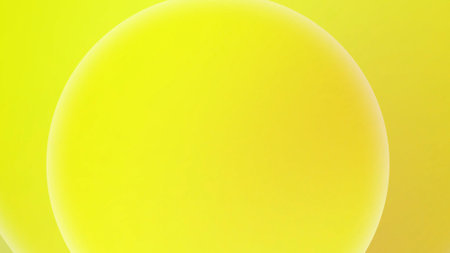 Yellow abstract background with copy space for text. 3D rendering.の写真素材