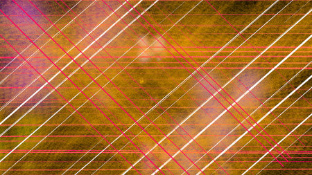 abstract background with some diagonal stripes on it in yellow and red