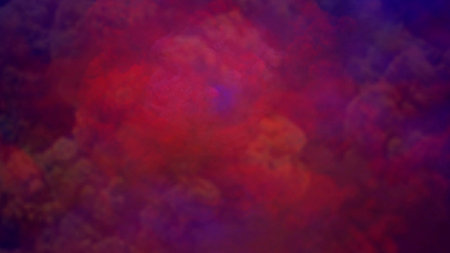 Abstract background with color blots, transitions and bends. Different shades and thickness.の写真素材