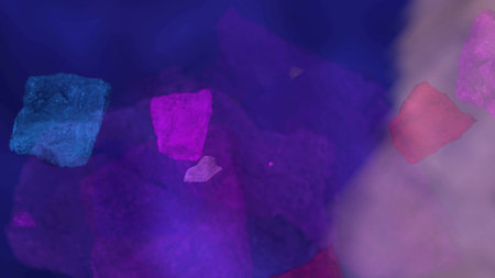 Fantasy chaotic colorful fractal pattern. Abstract fractal shapes. 3D rendering illustration background or wallpaper.の写真素材