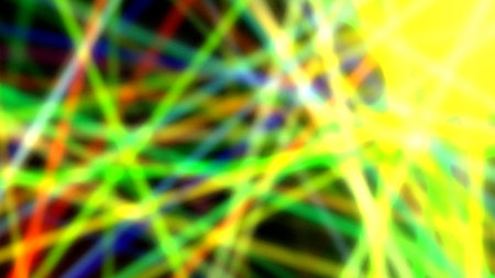 Abstract background with color lines. Computer generated illustration. 3D rendering.