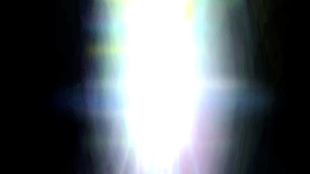 particles and optical flares blue loop flicker bokeh effect