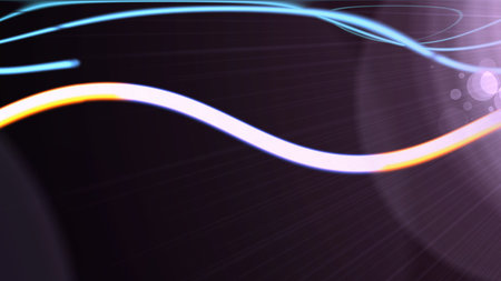 Futuristic technology wave background for business tech presentations or information banner