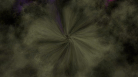 Abstract background with color blots, transitions and bends. Different shades and thickness.