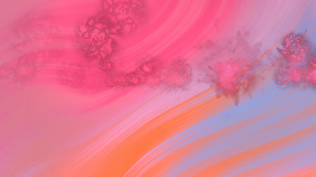 abstract background with pink and orange colors and bokeh effectの写真素材