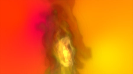 Abstract background with color blots, transitions and bends. Different shades and thickness.の写真素材