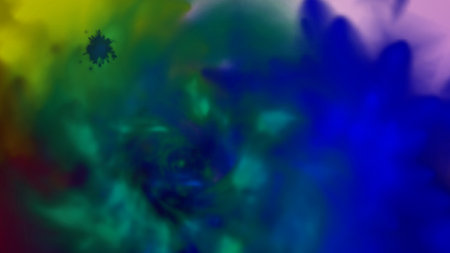 Fantasy chaotic colorful fractal pattern. Abstract fractal shapes. 3D rendering illustration...