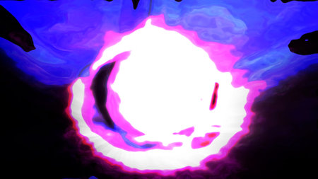 Abstract background of smoke in the form of a circle. Illustrationの写真素材