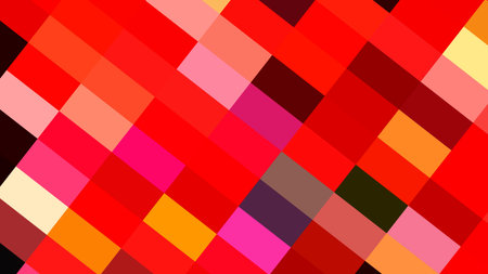 Abstract background with red and black squares. Vector illustration for your design.の写真素材