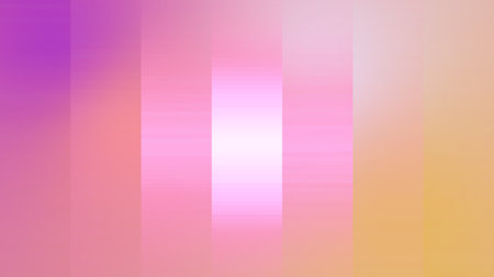 This image features a smooth gradient effect, transitioning from vibrant pinks to soft peach and...