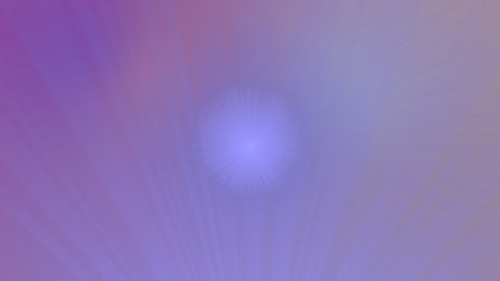 A soft, dreamy abstract image with a central light source radiating lavender huesの写真素材