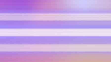This image showcases a smooth, horizontal gradient effect with pastel purple and white stripesの写真素材