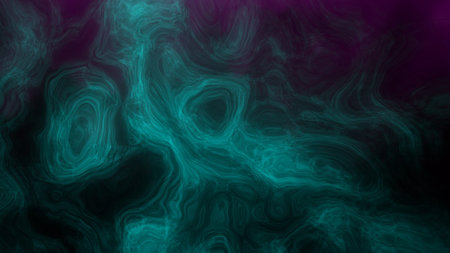 Abstract background with color blots, transitions and bends. Different shades and thickness.