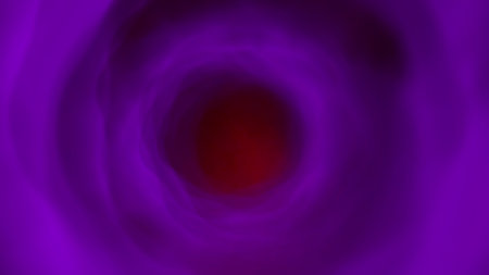 Abstract background with color blots, transitions and bends. Different shades and thickness.