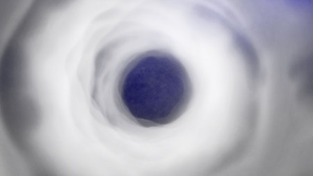 Background with color lines. Different shades and thickness. Abstract pattern.の写真素材