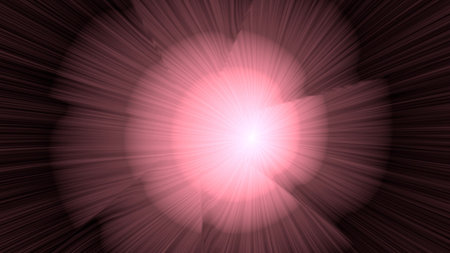 star with lens flare and bokeh effect illustration background new quality universal colorful joyful stock imageの写真素材