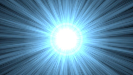 Abstract background with radial, radiating lines. Rays and beams.