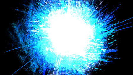 Abstract background. Blue - white palette. Raster fractal graphics.の写真素材