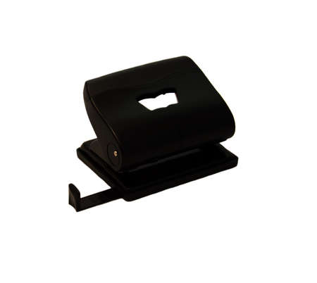 Black hole puncher isolated on a white backgroundの写真素材