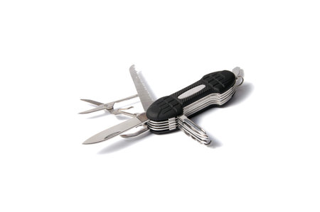 Knife multi-tool, isolated on white background