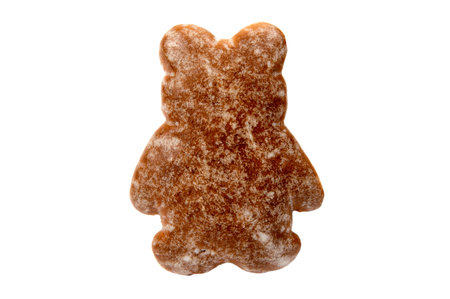 traditional gingerbread isolated on white background