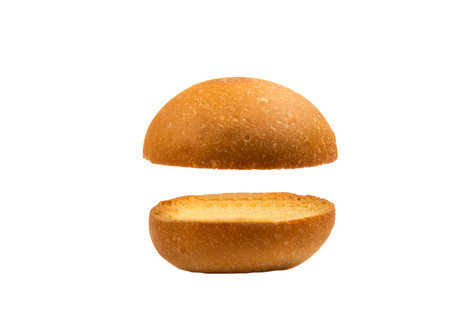 Croutons isolated on white background.の写真素材