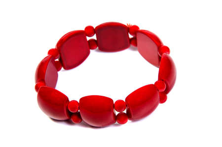 Jewellery bracelet armlet isolated on white backgroundの写真素材