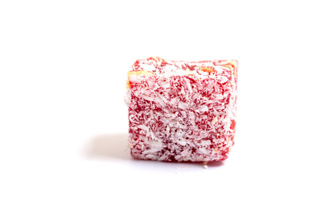 Delicious colorful marmalade isolated on white background. Colorful fruit jelly candy. Various fruit candyの写真素材