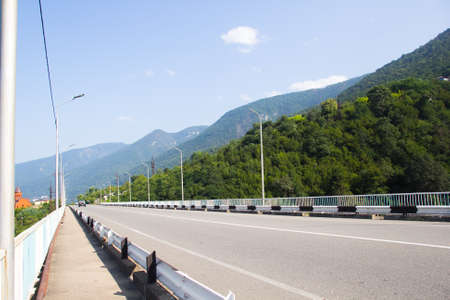 Gagra from a height, the streets of the city, Abkhaziaの写真素材