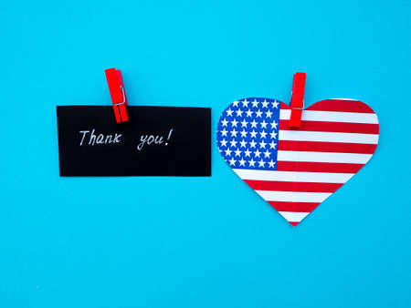 I Love My Country America flag independence dayの写真素材