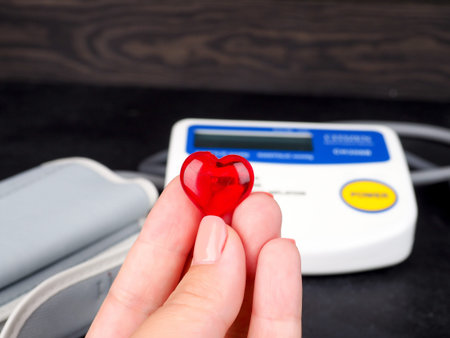 Medical equipment to check hart health, Manual blood pressure sphygmomanometer.の写真素材