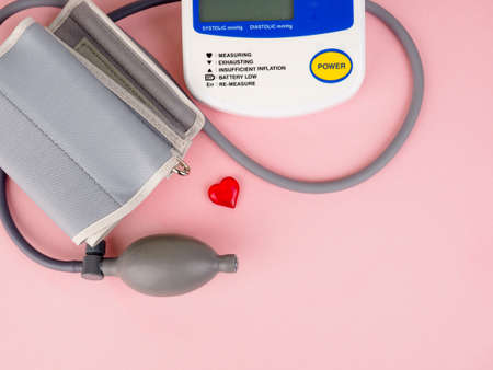 Medical equipment to check hart health, Manual blood pressure sphygmomanometer.の写真素材