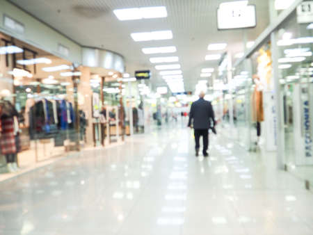 abstract blurred of department store or shopping center mall : blurred image for background useの写真素材