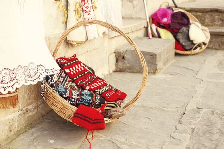 Gjirokaster, Albania - March 2019: Old Ottoman market.のeditorial素材