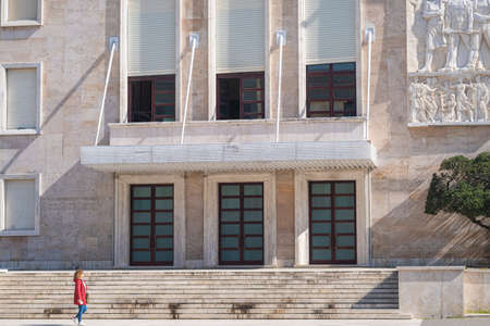 Official residence and office of the Prime Minister of Albania.のeditorial素材