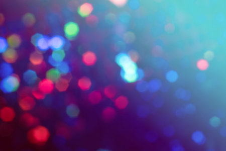 elegant bokeh background. Seasonal cooling light decorative abstract