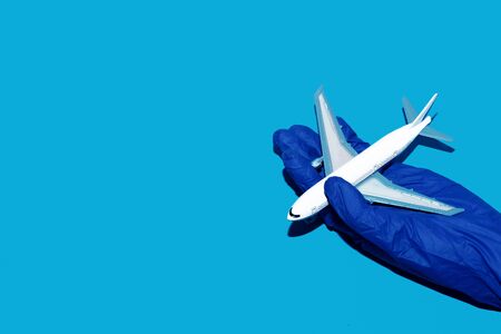 Coronavirus pandemic Flight ban closed borders coronavirus covid-19の写真素材