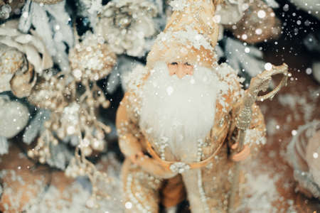 Santa Claus christmas toy decorationの写真素材