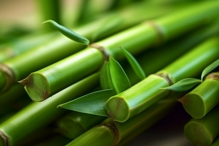 Bamboo tree in a park generative AIの素材