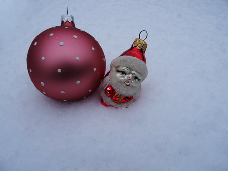 Christmas tree with Christmas decorations, background image, holiday greetingsの写真素材